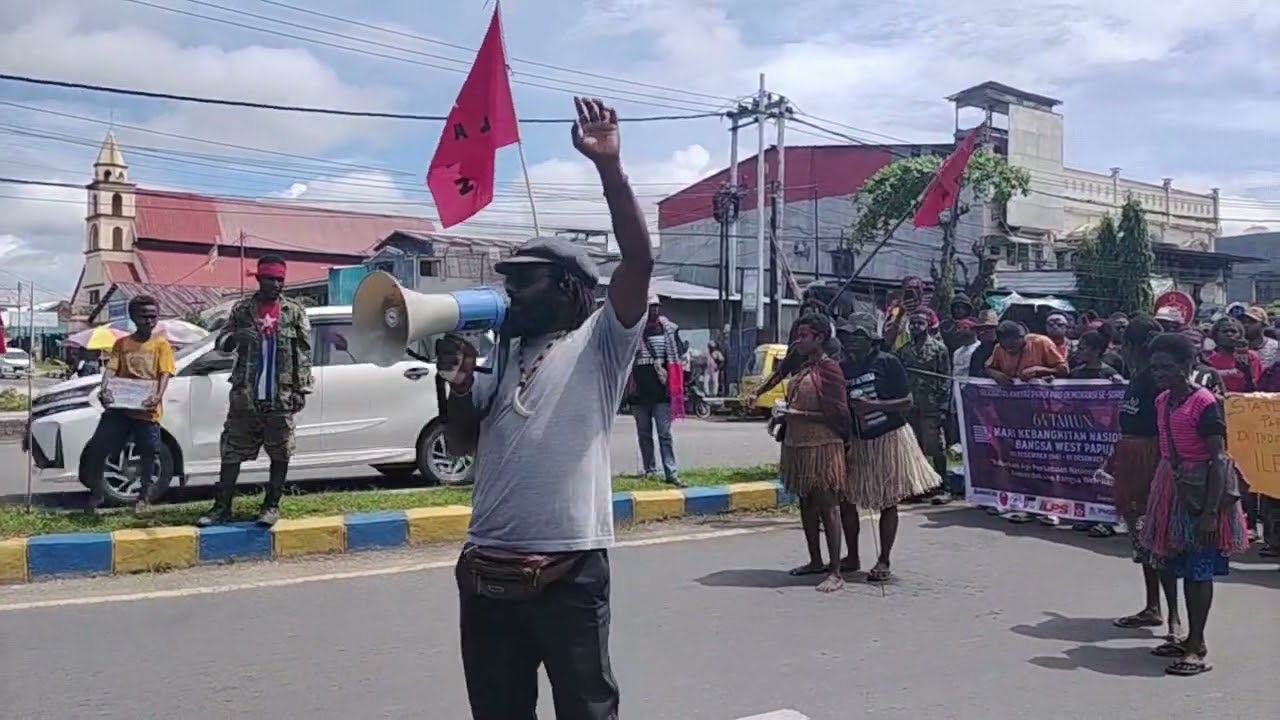 BREAKING News: Sorong Raya Rakyat papua Peringati Manifesto Politik Bangsa Papua 1 Desember 2025.