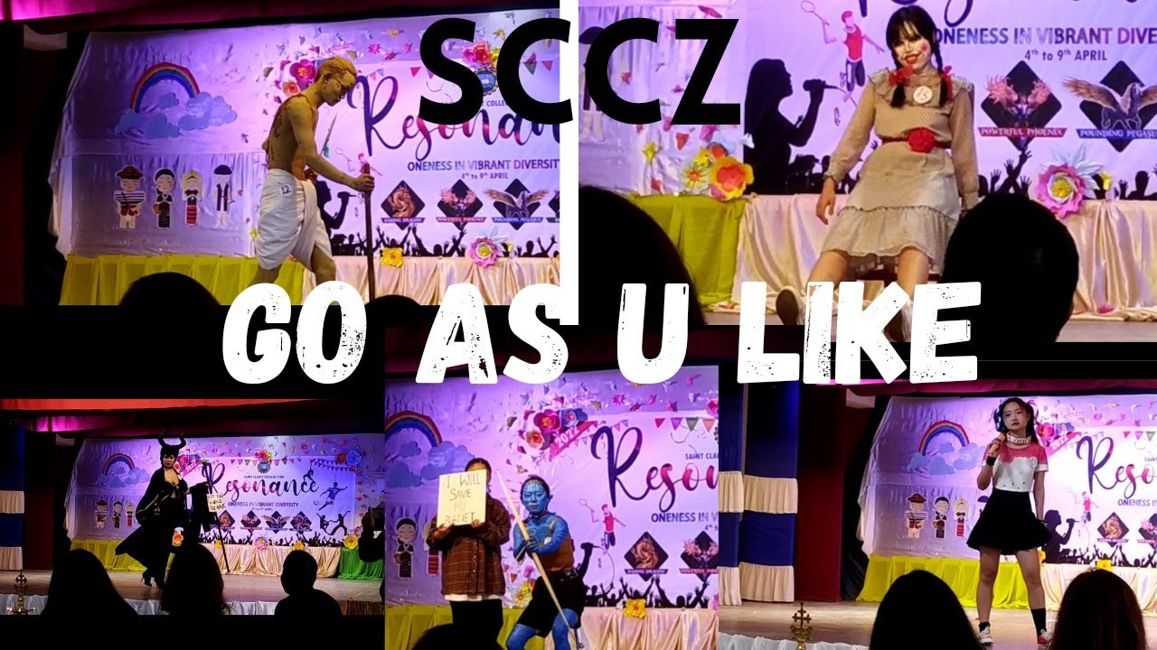 Go as u like by saint claret College students,ziro🥰 || College Resonance || Day 1.
