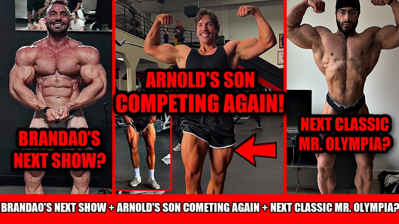 Arnold's Son Joe is Competing Again! + Brandao's Next Show + The Next Classic Physique Olympia Champ