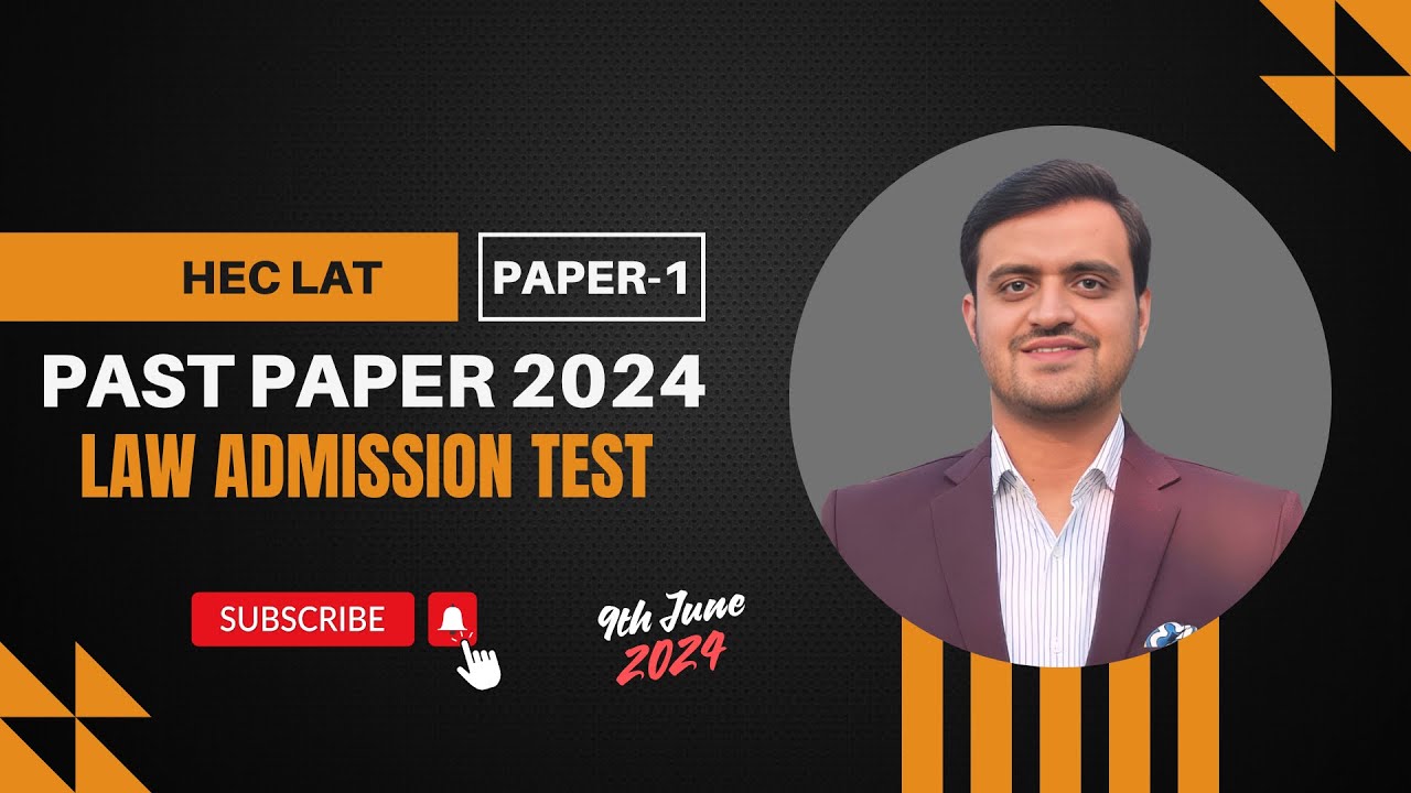 LAT Test 2024 preparation| Law Admission Test |Complete Course & Solved Past Papers|