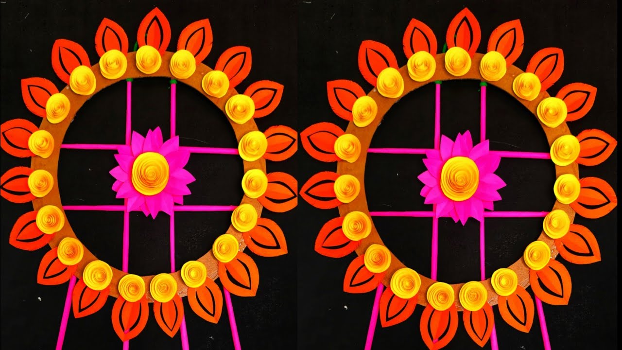 Amazing Paper Wall Hangin#shorts#youtubeshorts #viralshort#wallhanging #homedecor#papercraft
