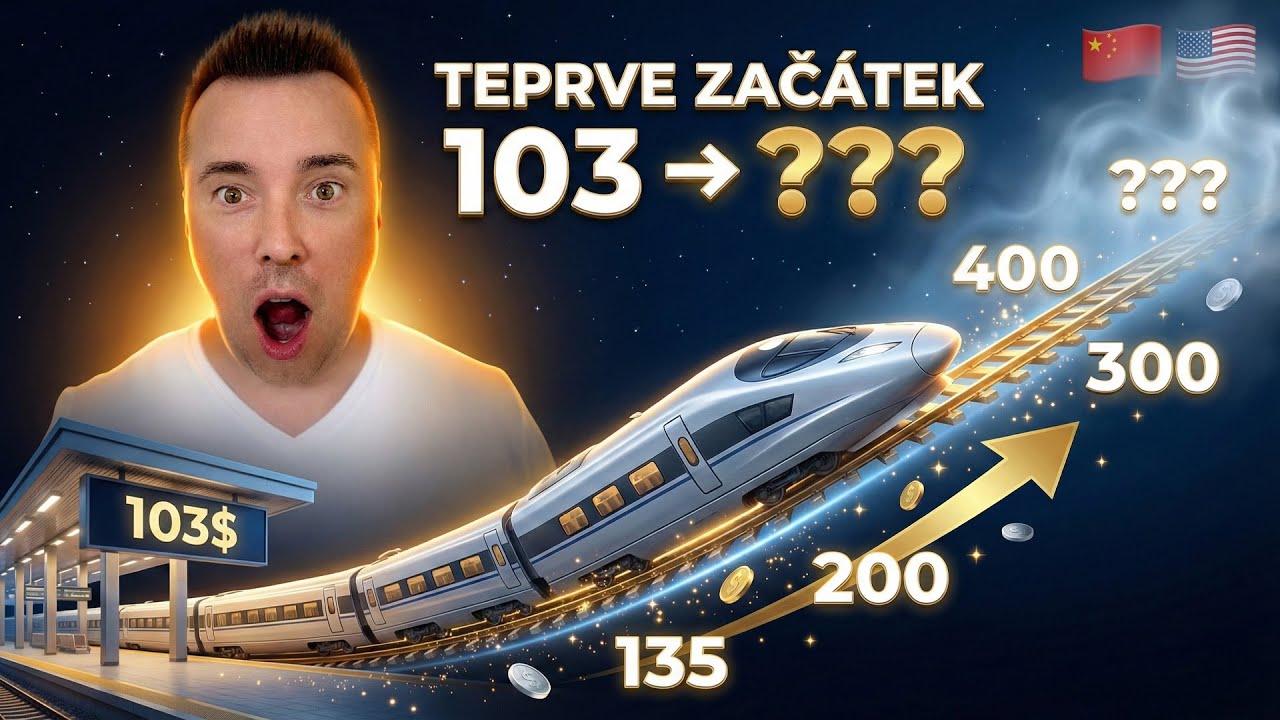 VLAK NEujel! Proč 103 dolarů je SMĚŠNĚ málo | Čína OMEZILA export + USA v akci