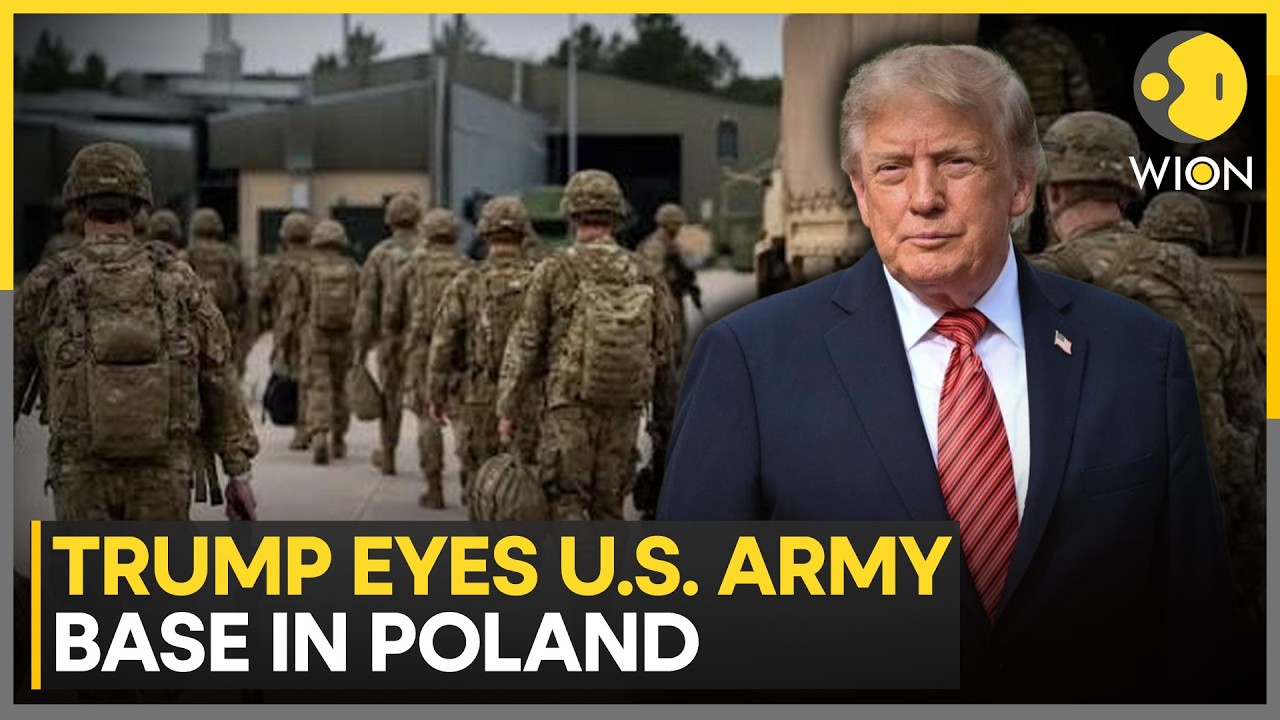 US New Military Base In Poland: US President Donald Trump Eyes Military Base In Poland | WION