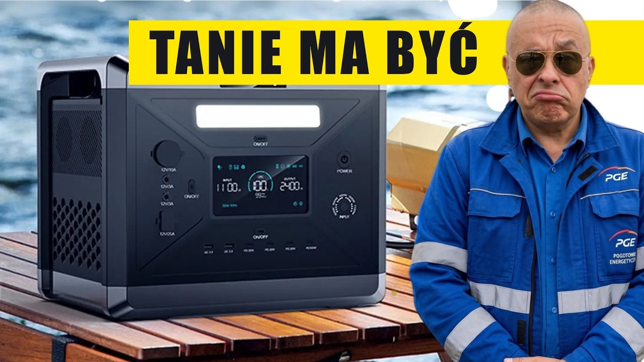 Tani Bank Energii z Aliexpress - SOLARPLAY Q2501 Portable Power Station