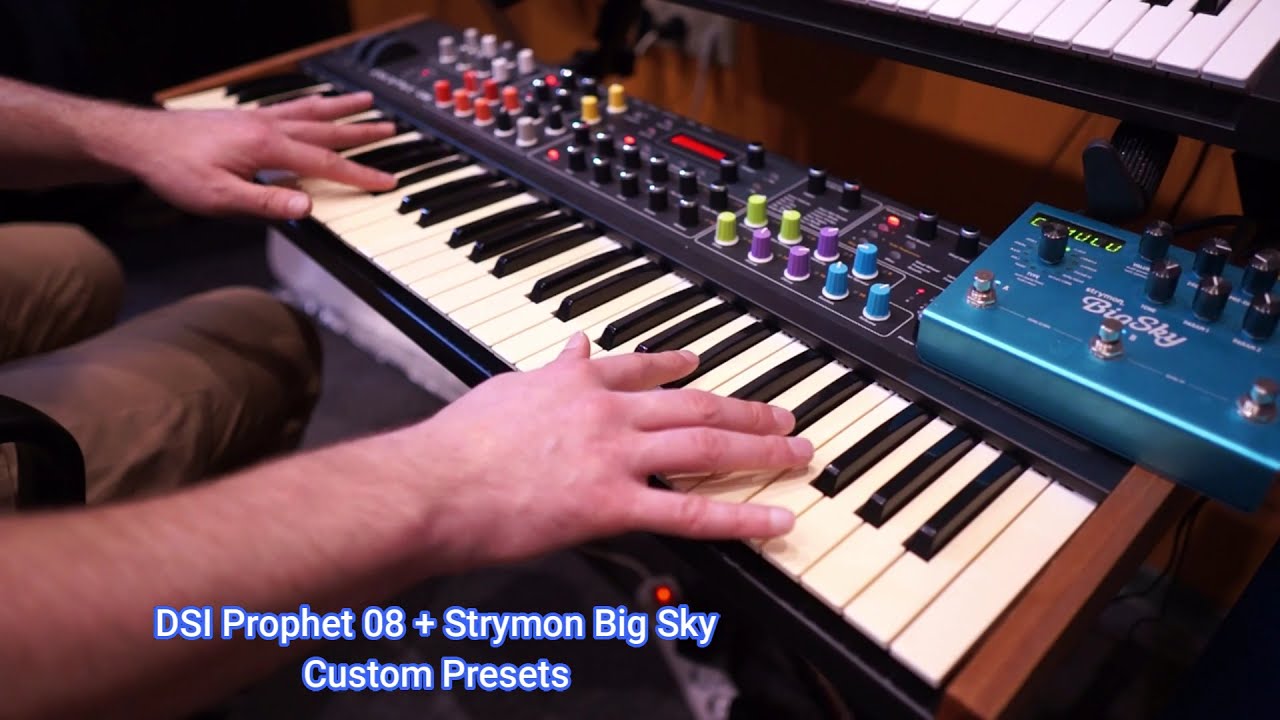 DSI Prophet 08 + Strymon Big Sky = Galactic Journey