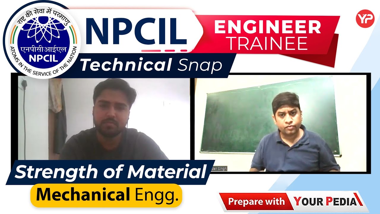 Strength of Material Mock Interview For NPCIL | Mechanical Engg. | Interview Guidance with YourPedia