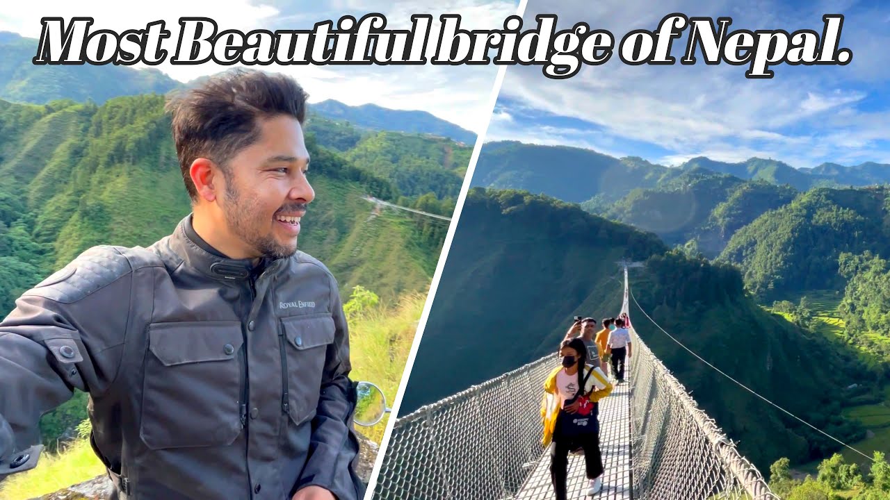 Finally Reached Pokhara! But found this amazingly beautiful suspension bridge on the way.