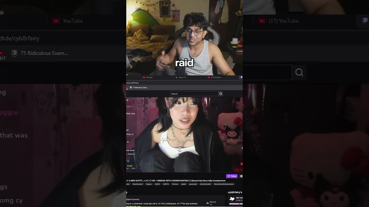 Рачитру нападает на стримера на Twitch 😭