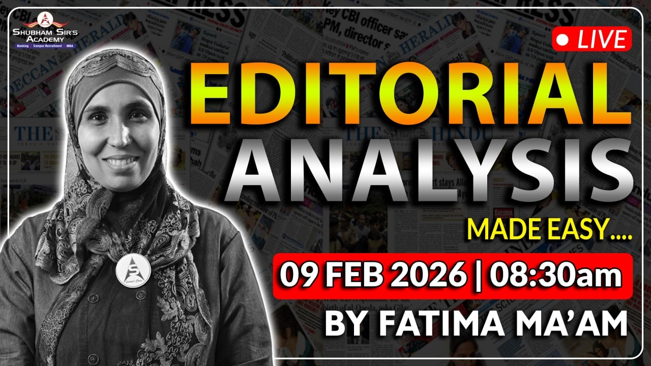Editorial Analysis for Exams | Vocabulary, Grammar, GST & Reading Skills | Fatima Ma'am | 09.02.2026