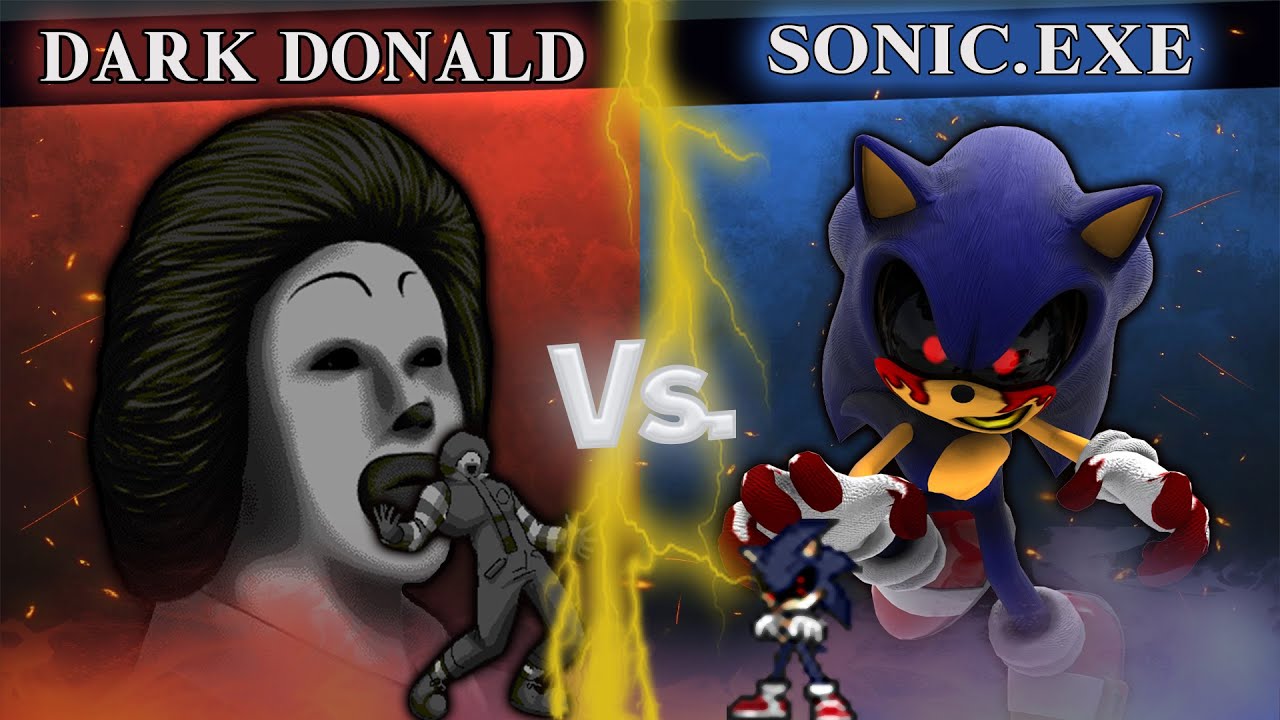 [MUGEN] AI BATTLE 🎃 - Dark Donald vs Sonic.exe