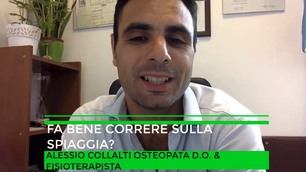 Come un osteopata vede la corsa sulla spiaggia