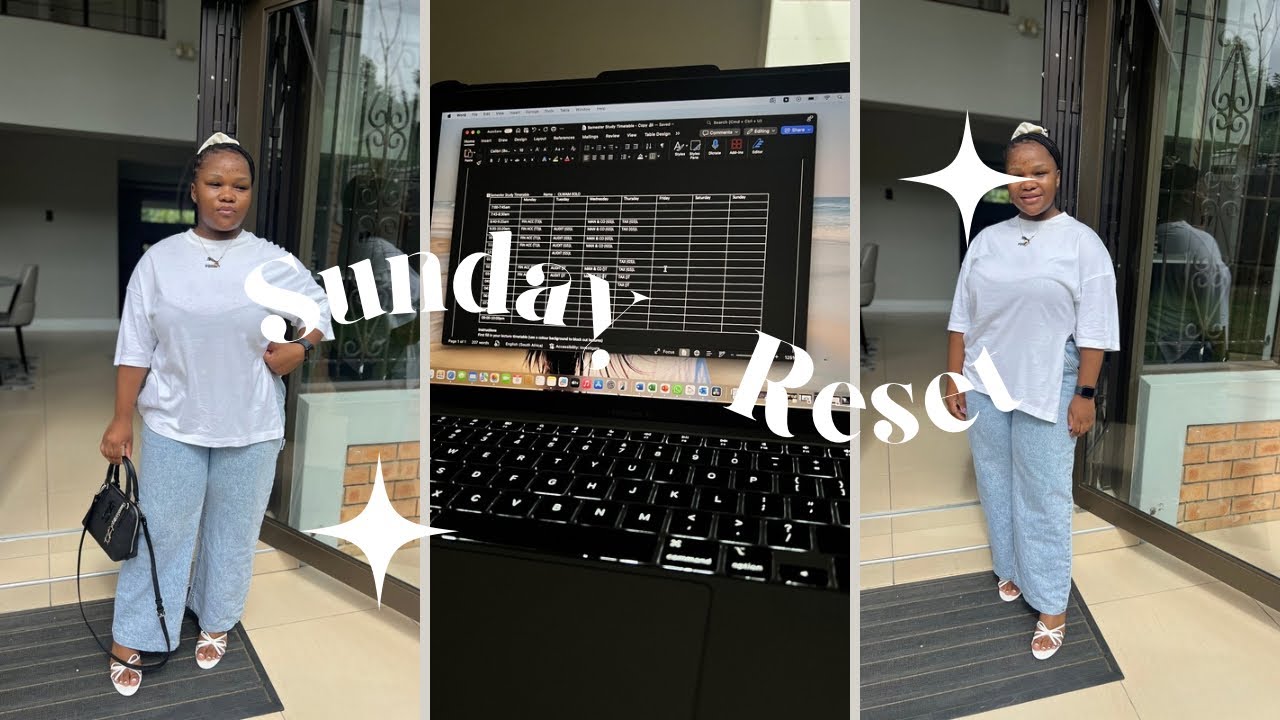#sundayreset |Church |Room setup |journaling |Skin care