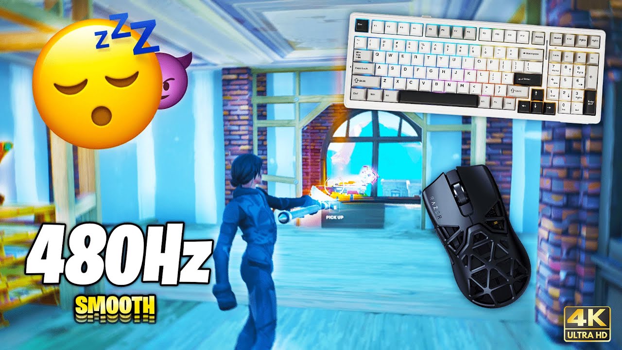 AULA F99 ASMR 😴 Tilted Zone Wars Gameplay 🏆 Satisfying Keyboard & Mouse Sounds Fortnite 480 FPS 4K