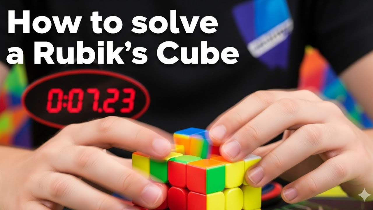 How to solve a Rubik's Cube #toys #puzzle #rubikscube #3x3 #cube #tutorial