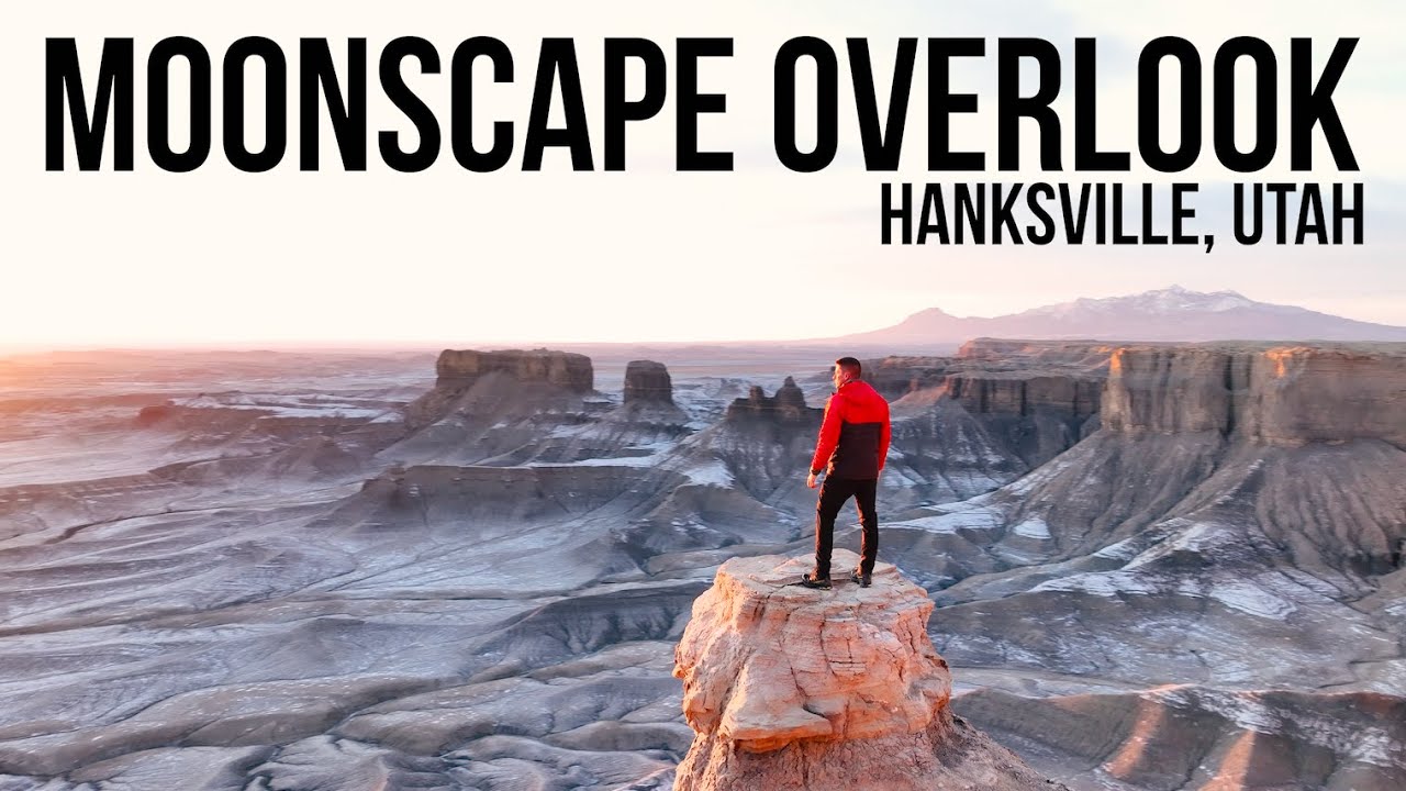 Смотровая площадка «Лунный пейзаж» на Skyline Rim недалеко от Хэнксвилла, штат Юта, США — ступайт...