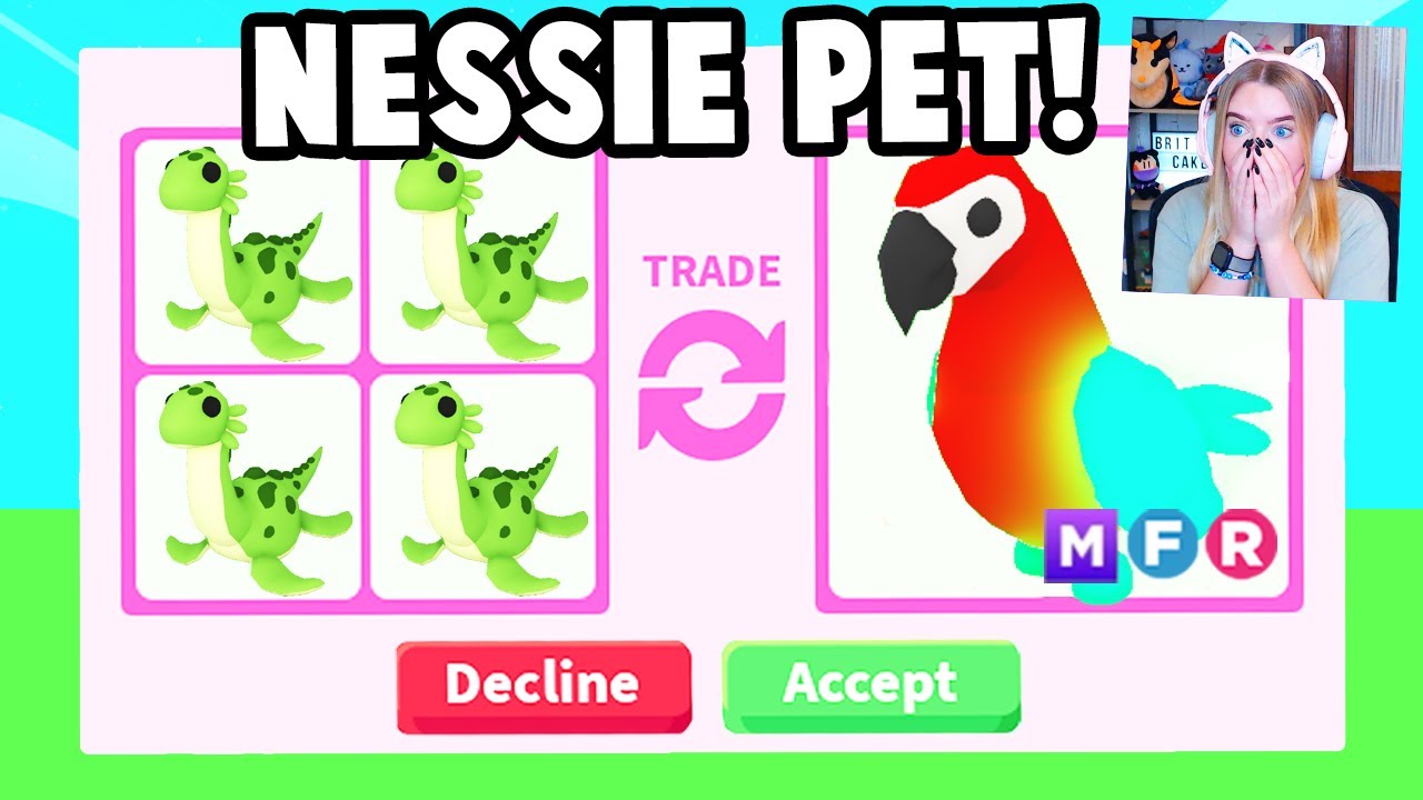 Trading NEW NESSIE PETS in Adopt Me!