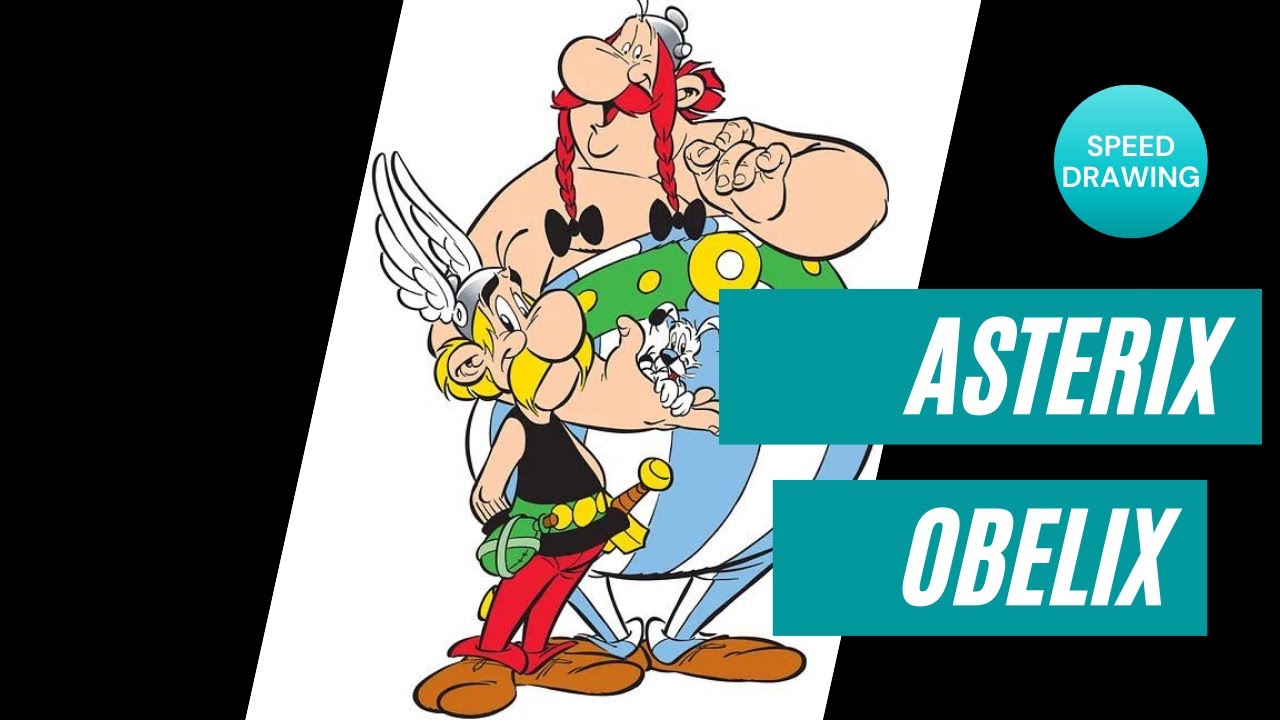 Asterix and Obelix | Speed Drawing