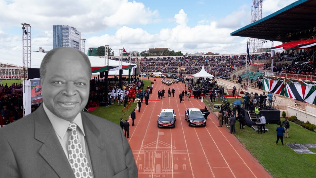 LIVE!! MWAI KIBAKI'S STATE FUNERAL AT NYAYO STADIUM!! UHURU, DP RUTO, RAILA LEADING THE EVENT!!