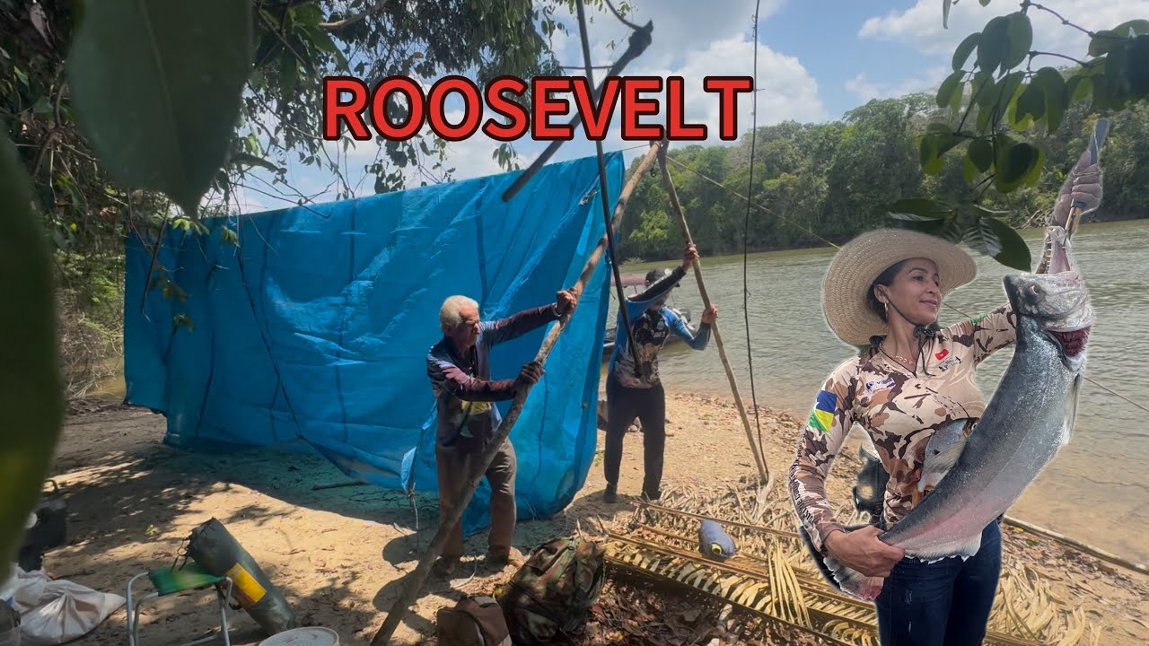 🏕️ACAMPAMENTO e Pescaria @SORTE E PESCA no RIO ROOSEVELT muita AVENTURA no meio da SELVA AMAZÔNICA 