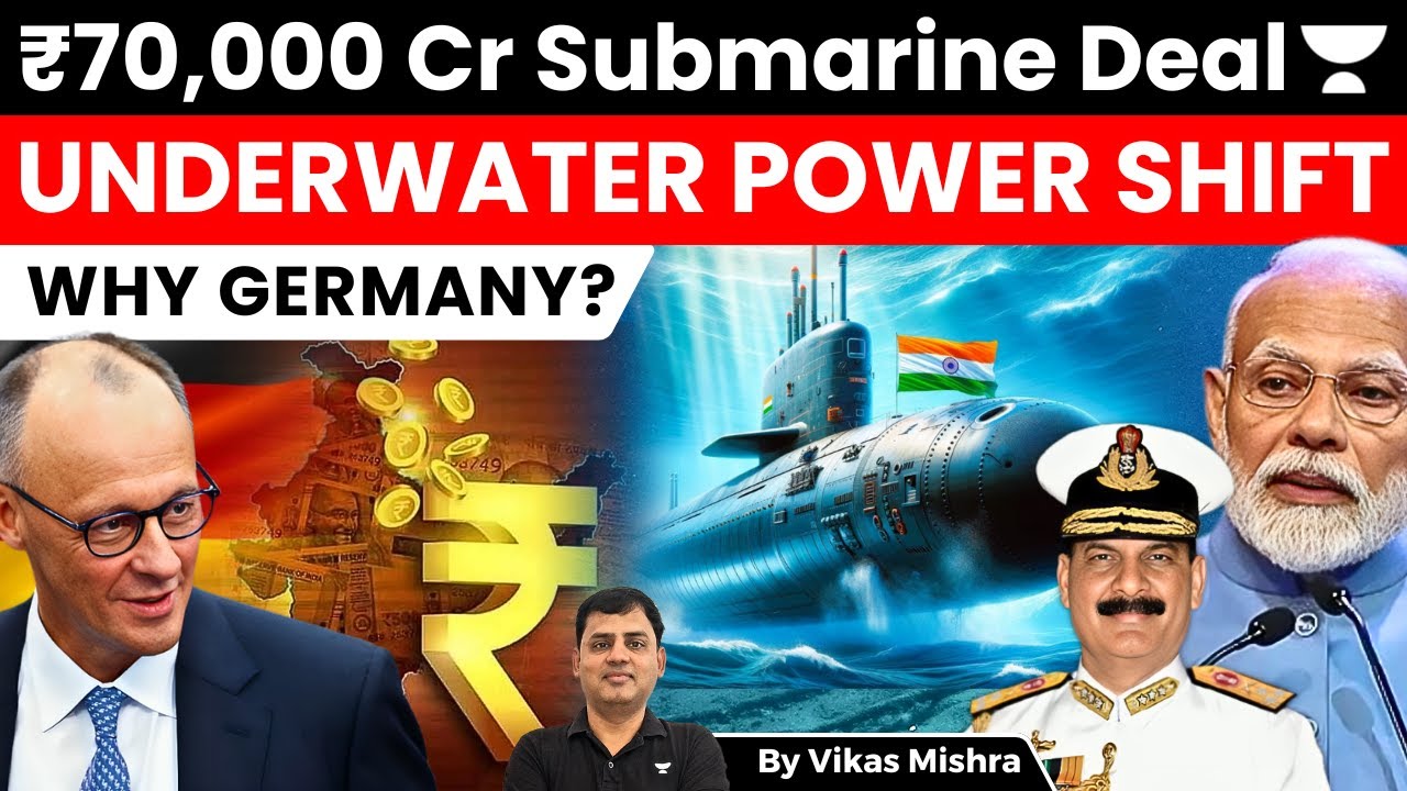 ₹70,000 Cr Submarine Deal: How India Is Changing Naval Power Underwater