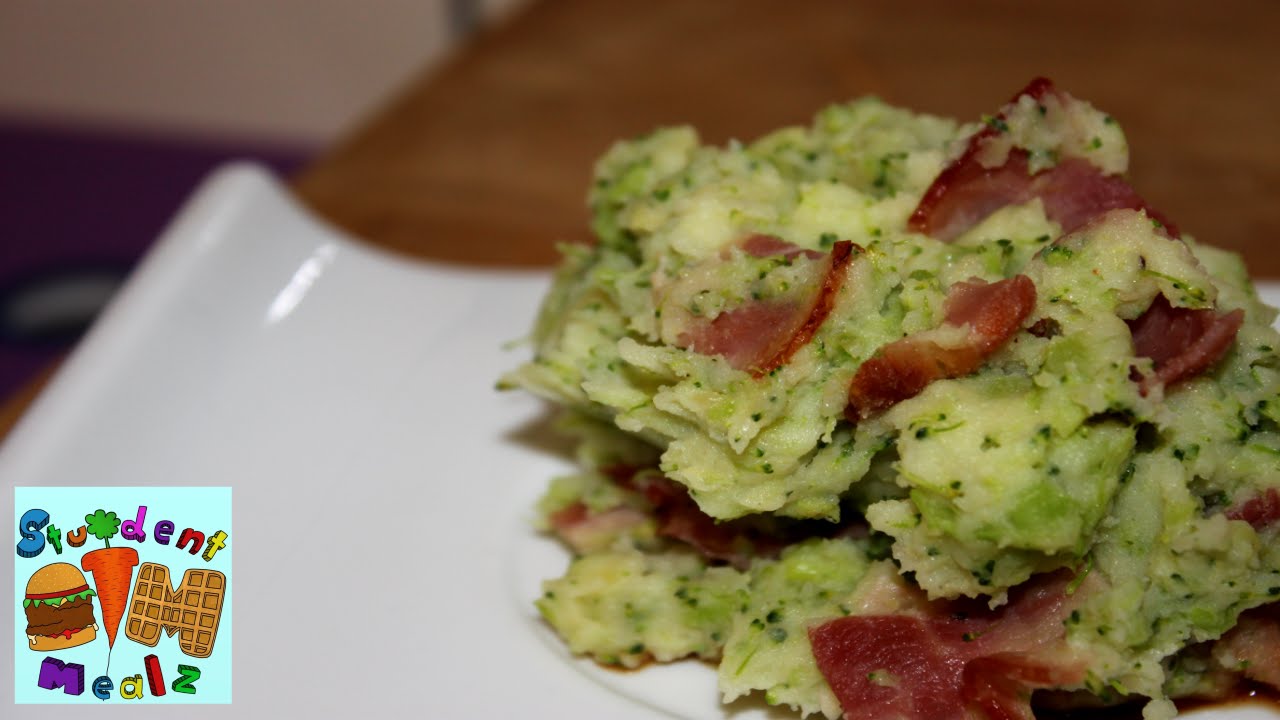 BACON BROCCOLI MASHED POTATOES