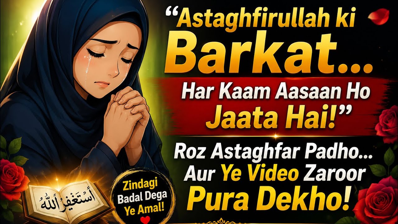  ✨The Miracle of Astaghfirullah That Changed Everything!”#islamicmotivation #motivation #viralvideo