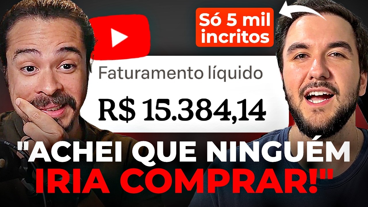 Como esse aluno fez um canal pequeno ser uma BELA renda extra!