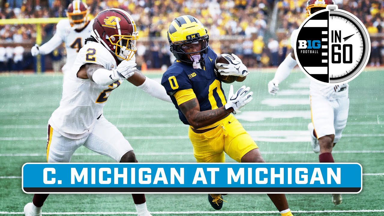 Central Michigan at Michigan | Sept. 14, 2025 | B1G Football in 60