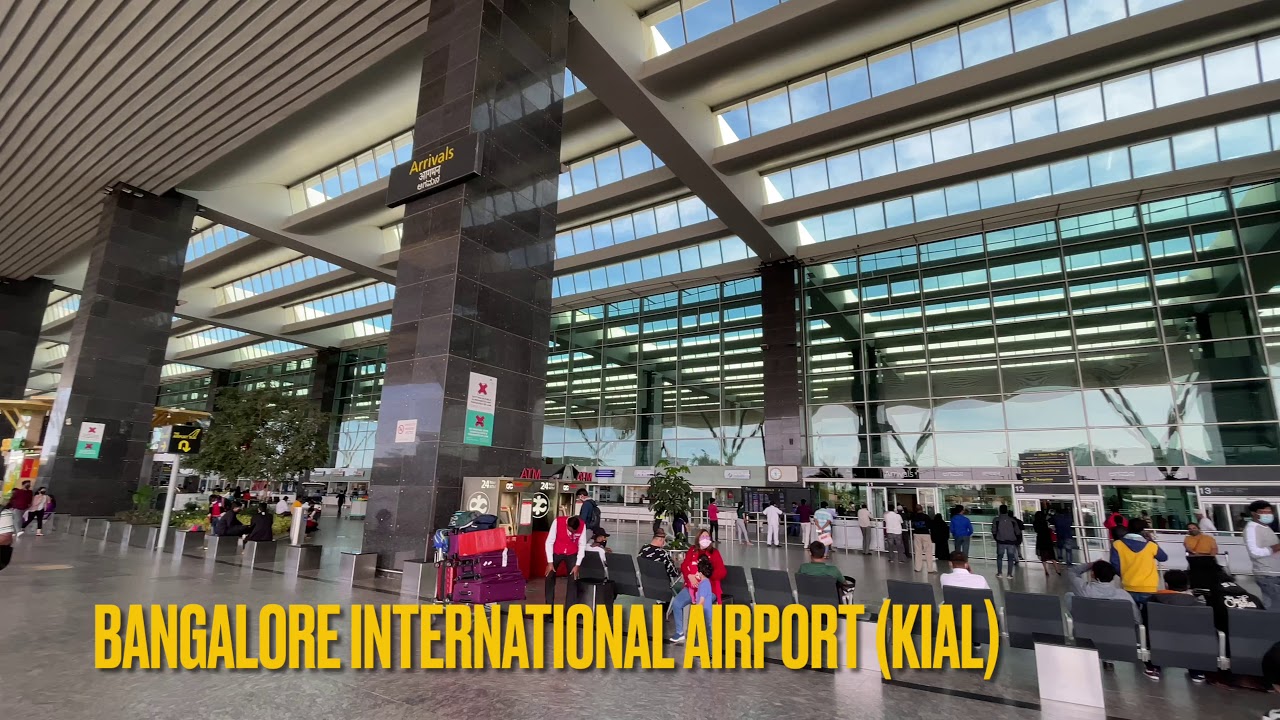Beautiful Arrival View Of Bangalore Airport |