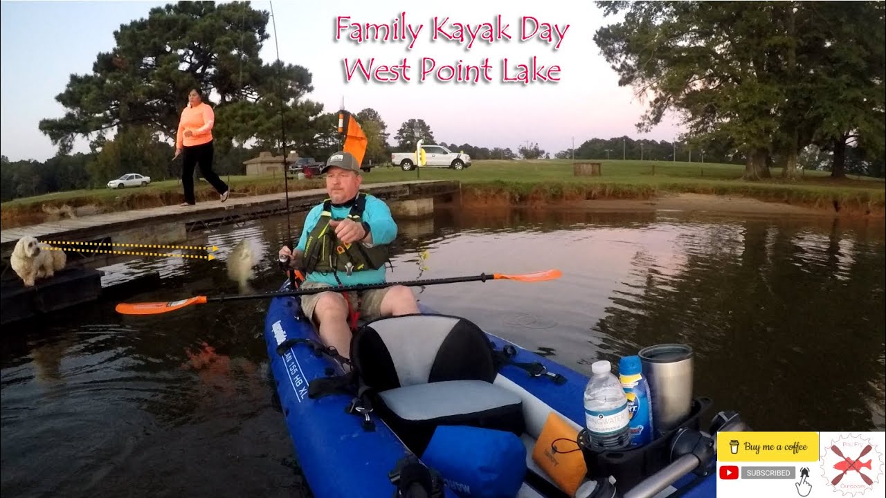 Family Kayak Day on West Point Lake