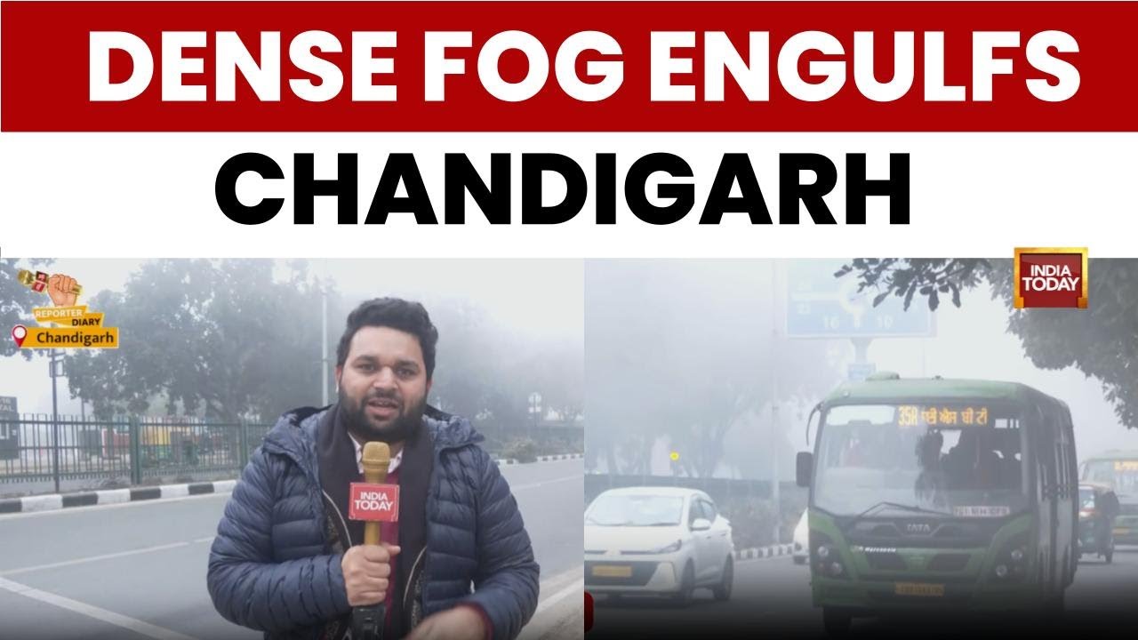 Dense Fog Engulfs Chandigarh, Temperatures Plunge as North India Shivers | India Today News