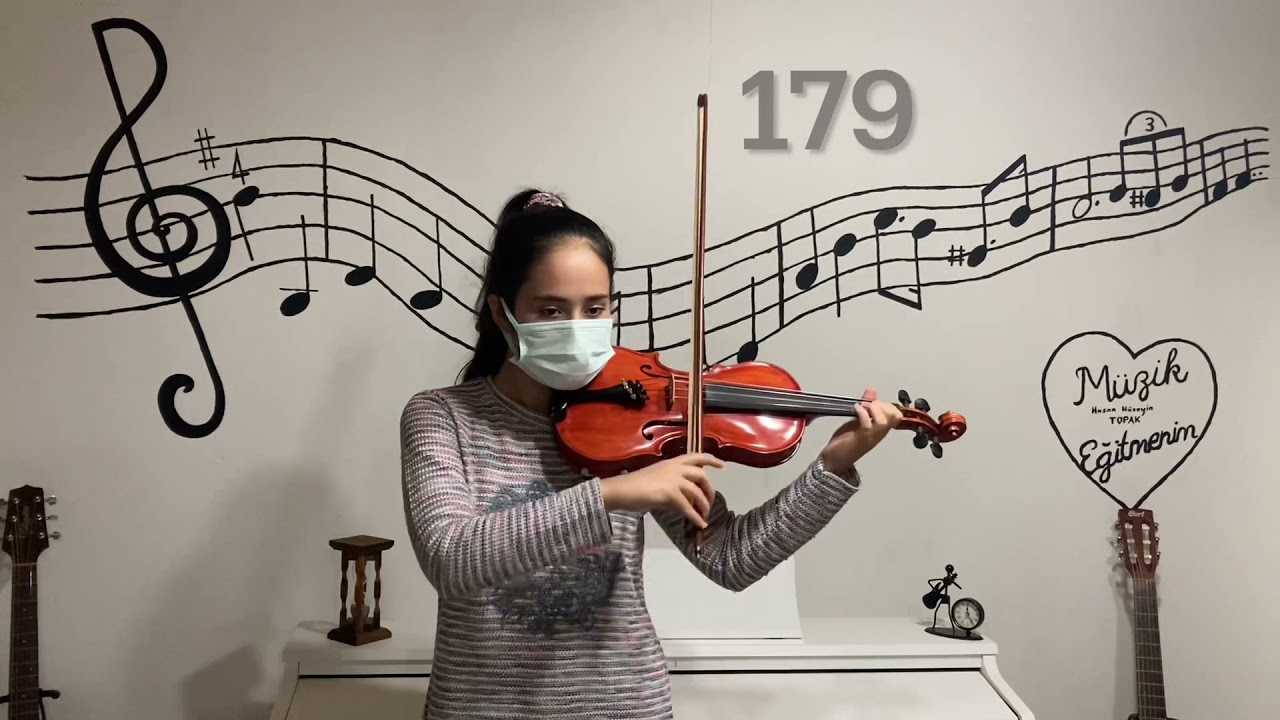 Ömercan Keman Eğitimi1 175-183 - Yaren TOPALHAN 🎻🎶🎻 #kadirlikemandersi