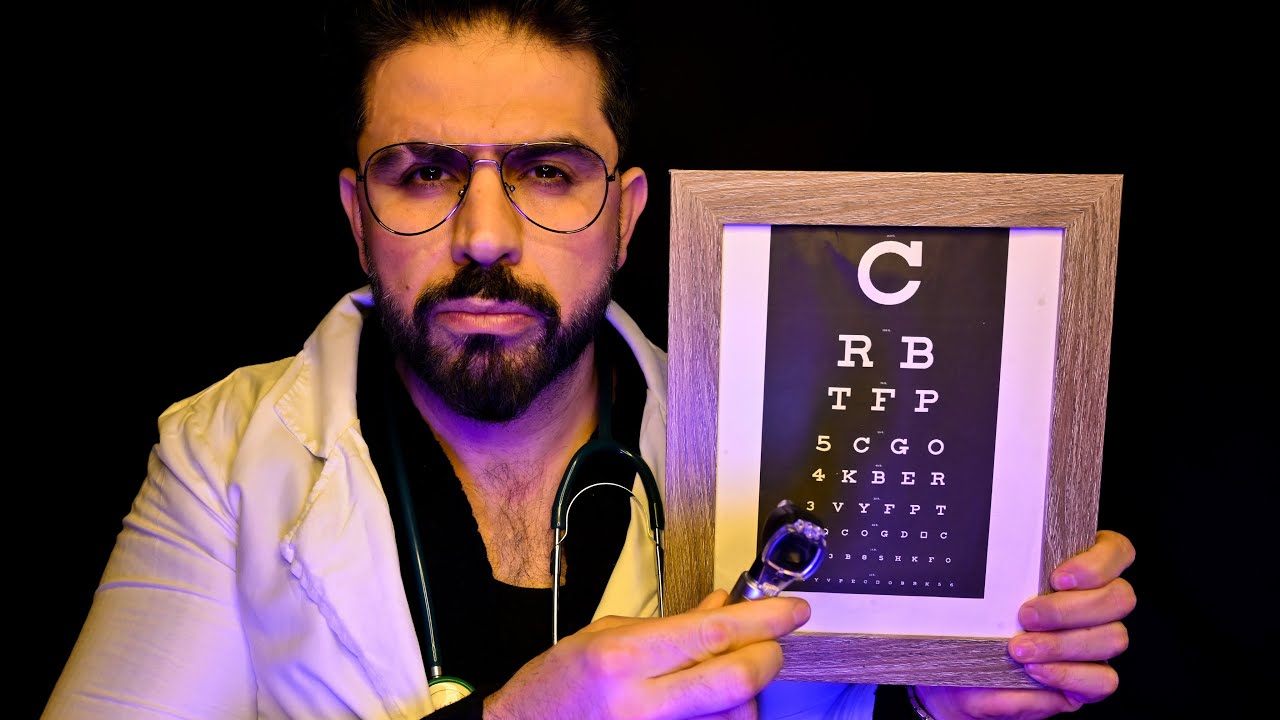 ASMR TÜRKÇE,GÖZ DOKTORU ROLEPLAY, MEDİKAL ASMR
