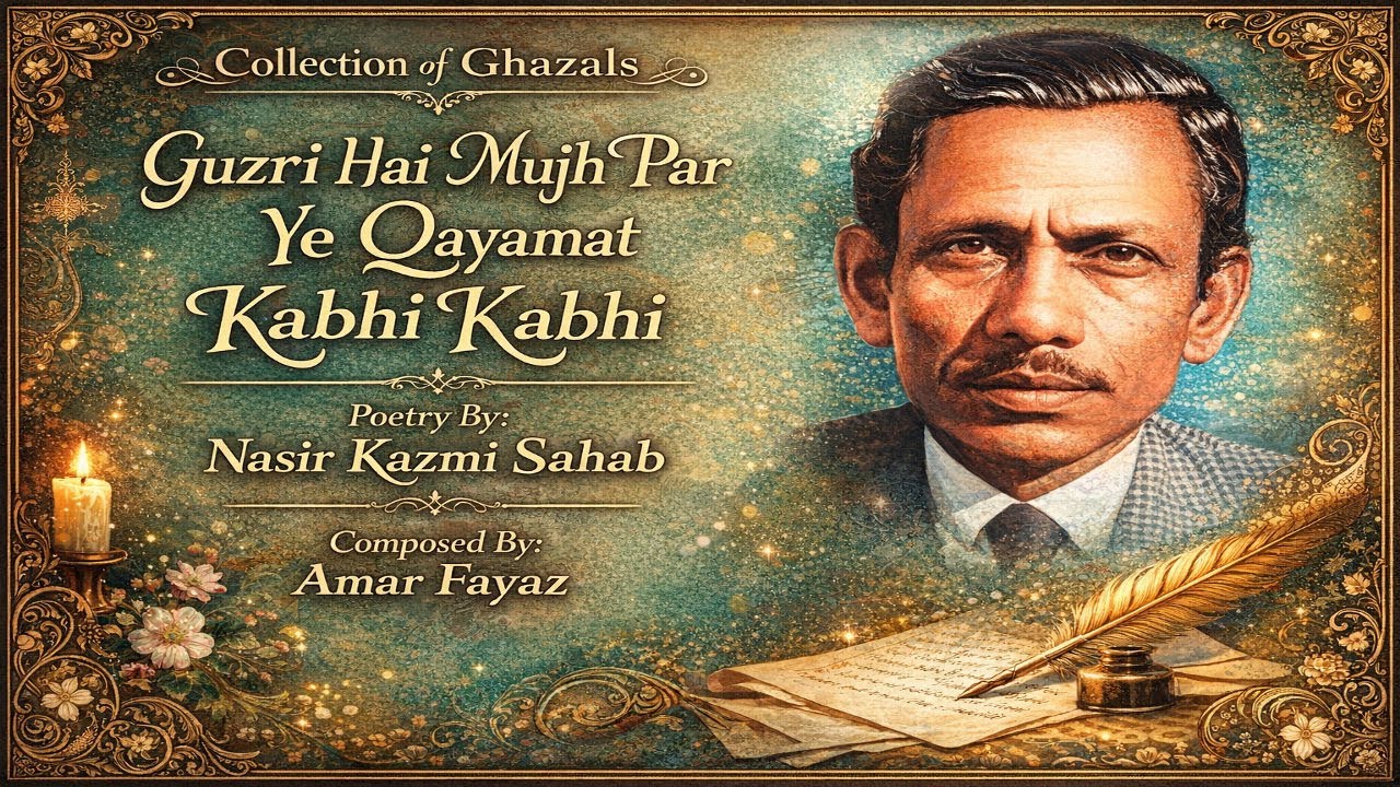 Guzri Hai Ye Qayamat Mujh Par Kabhi Kabhi | Ghazal Collection | Nasir Kazmi Sahab