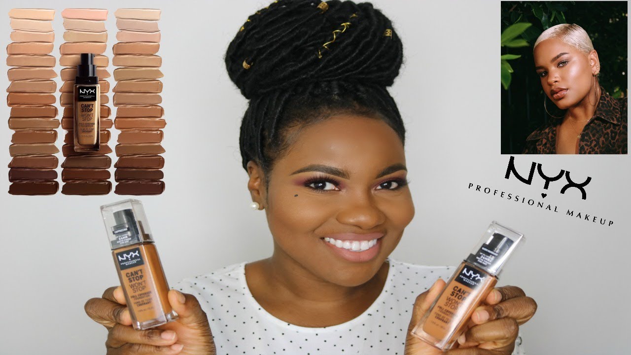 NYX CAN'T STOP WON'T STOP! 24HR MATTE FOUNDATION!!