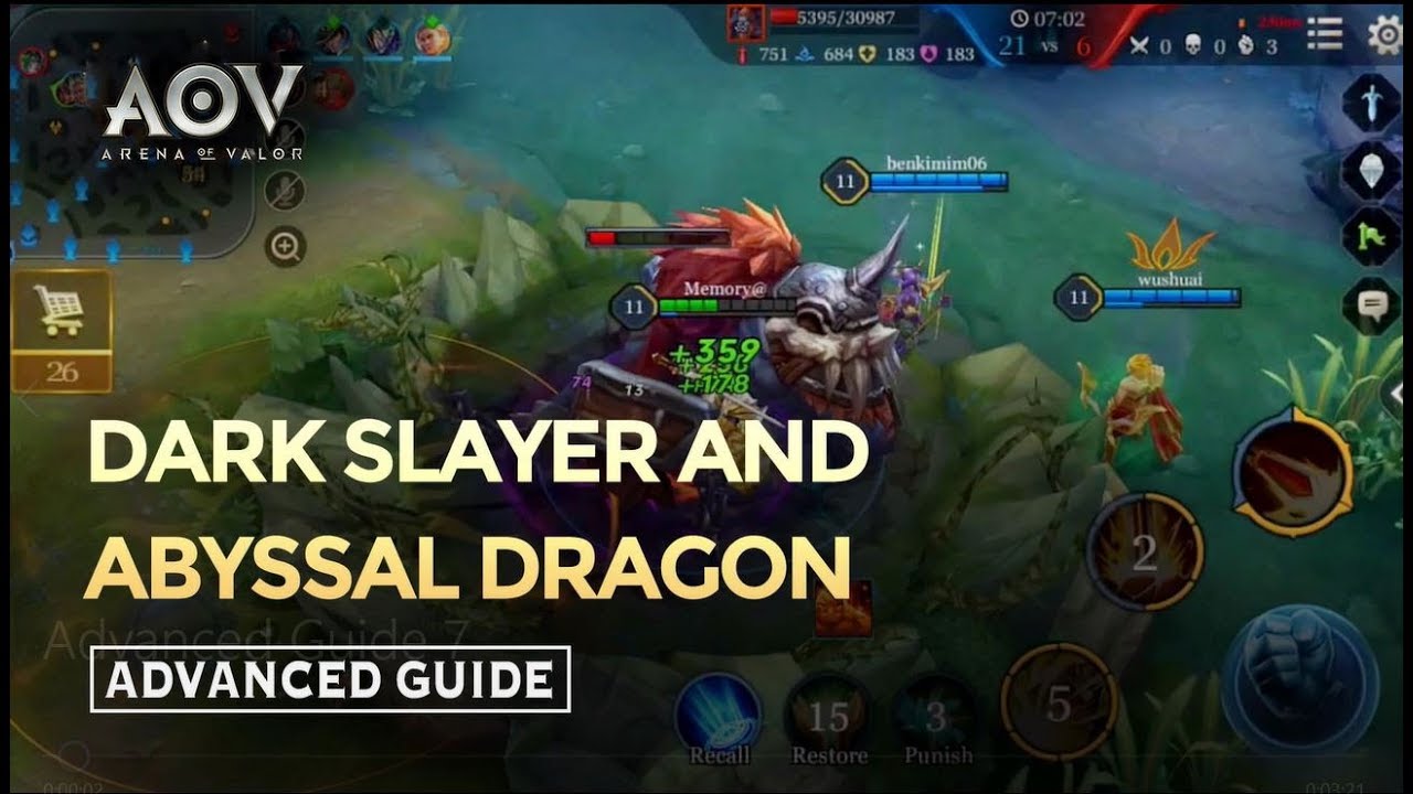 Garena AOV (Arena of Valor) - Advanced Guide Dark Slayer and Abyssal Dragon