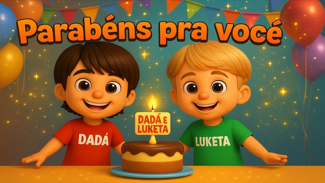 Parab&eacute;ns Dad&aacute; e Luketa &ndash; M&uacute;sica Infantil de Anivers&aacute;rio