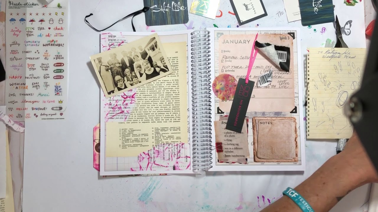 🍃Collage Art Weekly Assignment #3 (Margarete Miller's Collage Planner)