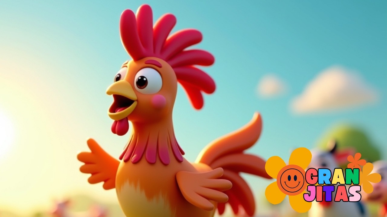 🐓🎶 🐓 Coco el gallo canta feliz – Música infantil para comenzar el día