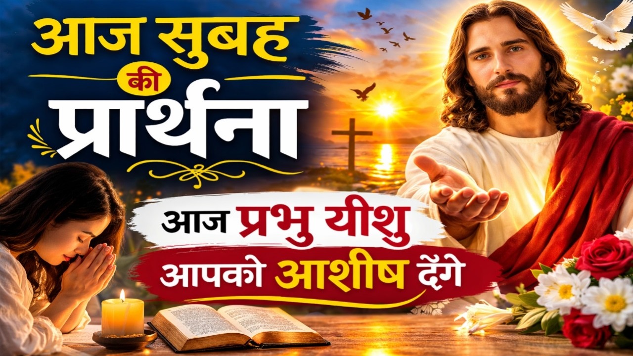 आज सुबह की शक्तिशाली प्रार्थना ! Jesus God Morning Prayer 🙏🏼 Yeshu ki prathna | Jesus God bless you