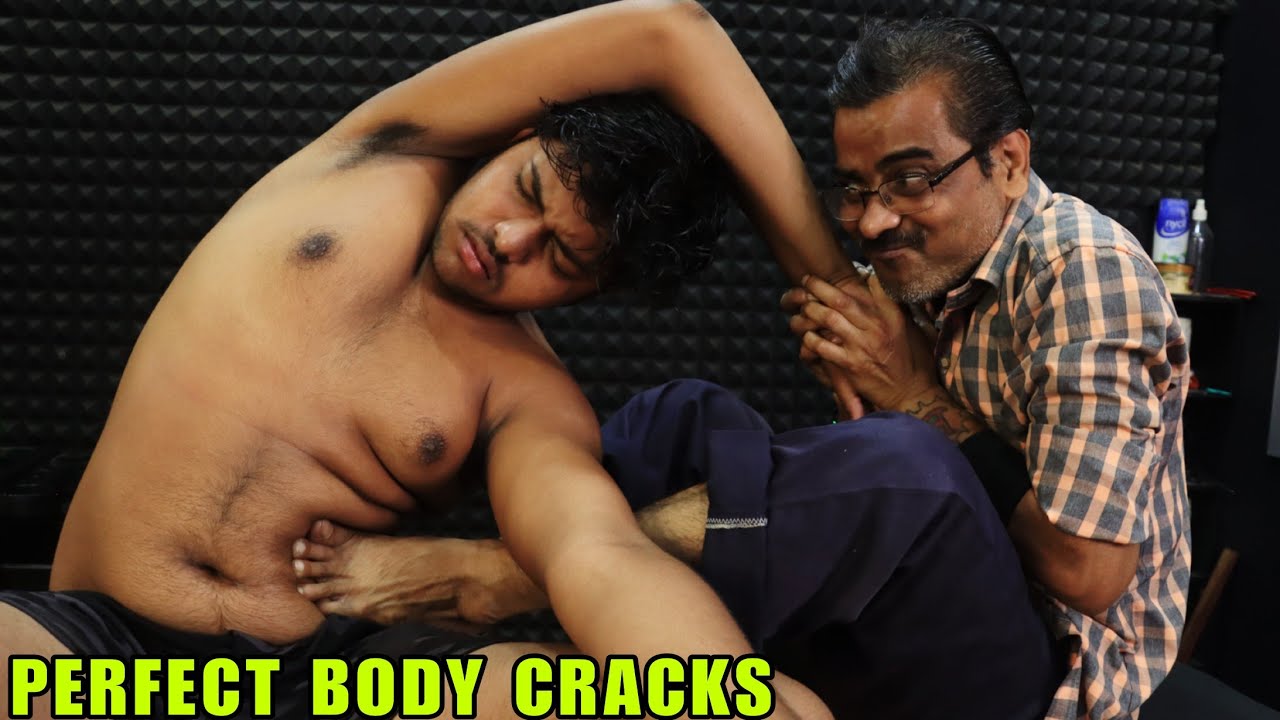 He Received Deep Tissue Body Massage by Biswajit | Head Massage & Neck Cracking | Spine Cracking 
