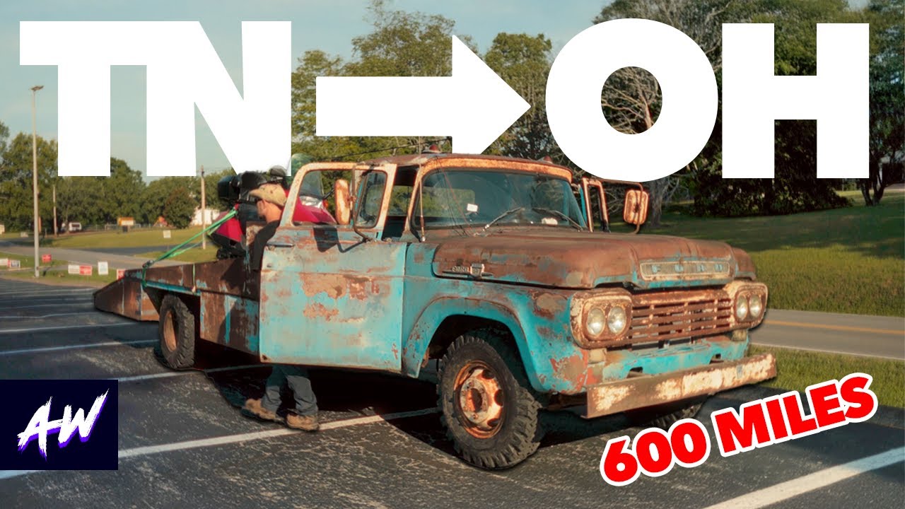 Reviving A 1960 Ford F-350 After 34 Years and Driving it 600 MILES Home