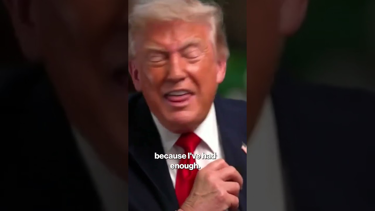 Трамп прервал интервью после резкой перепалки с репортером #shorts