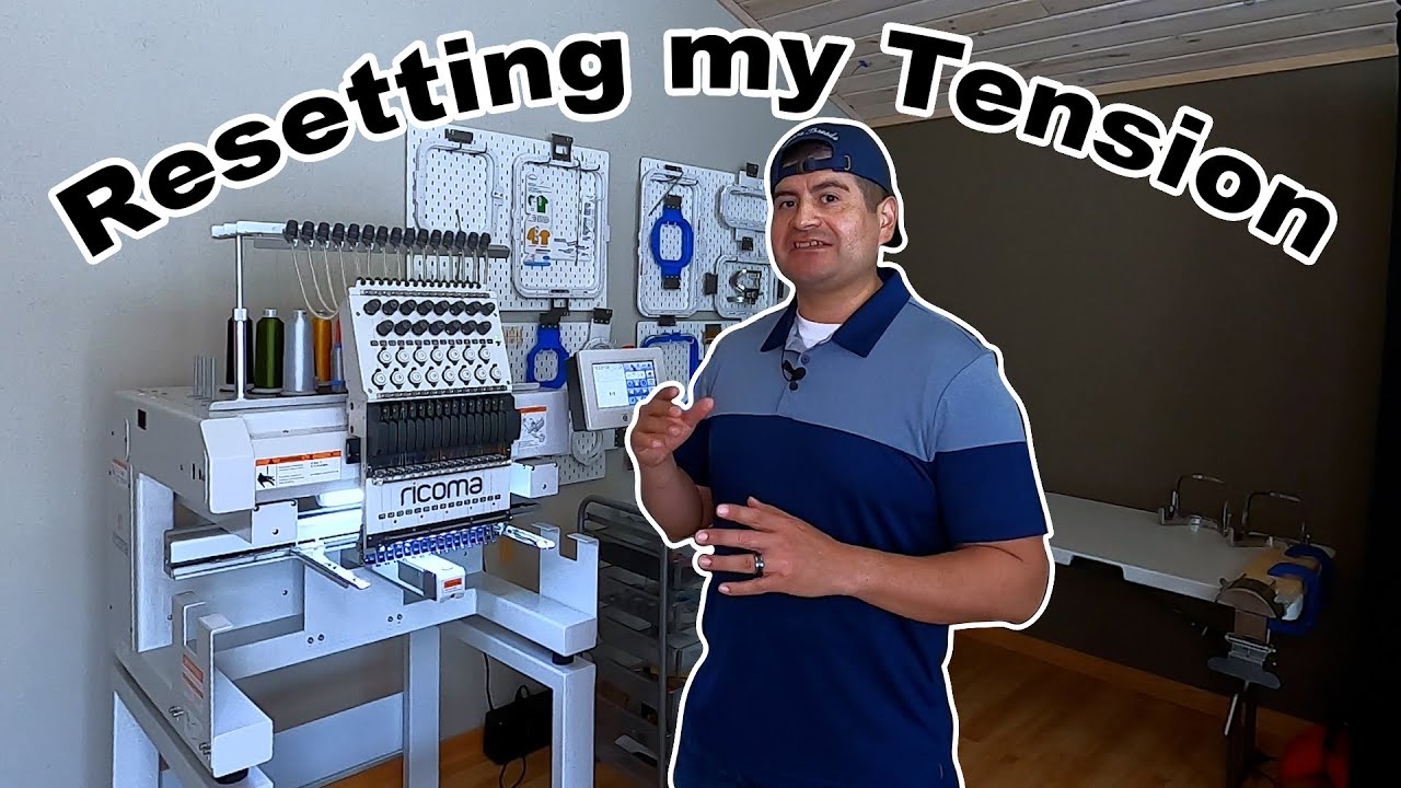 Resetting my Embroidery Machine tension from scratch