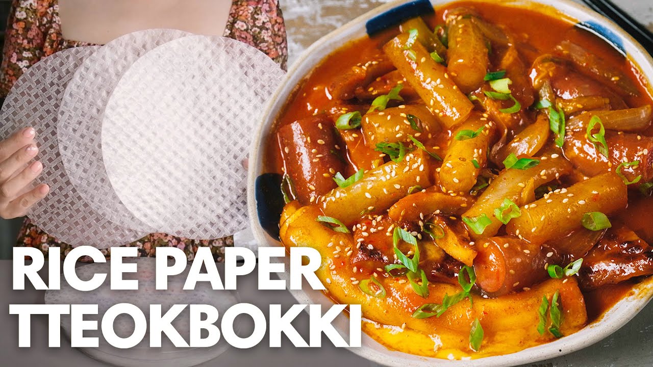 Рисовая бумага Tteokbokki | Cooking Взлом | Рецепт Вирусного Тик Ток