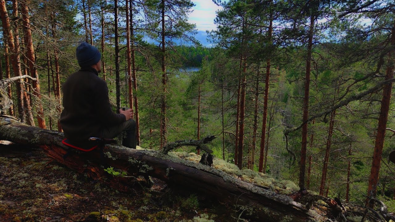 Silent 4-days trekking in Karelia, Russia
