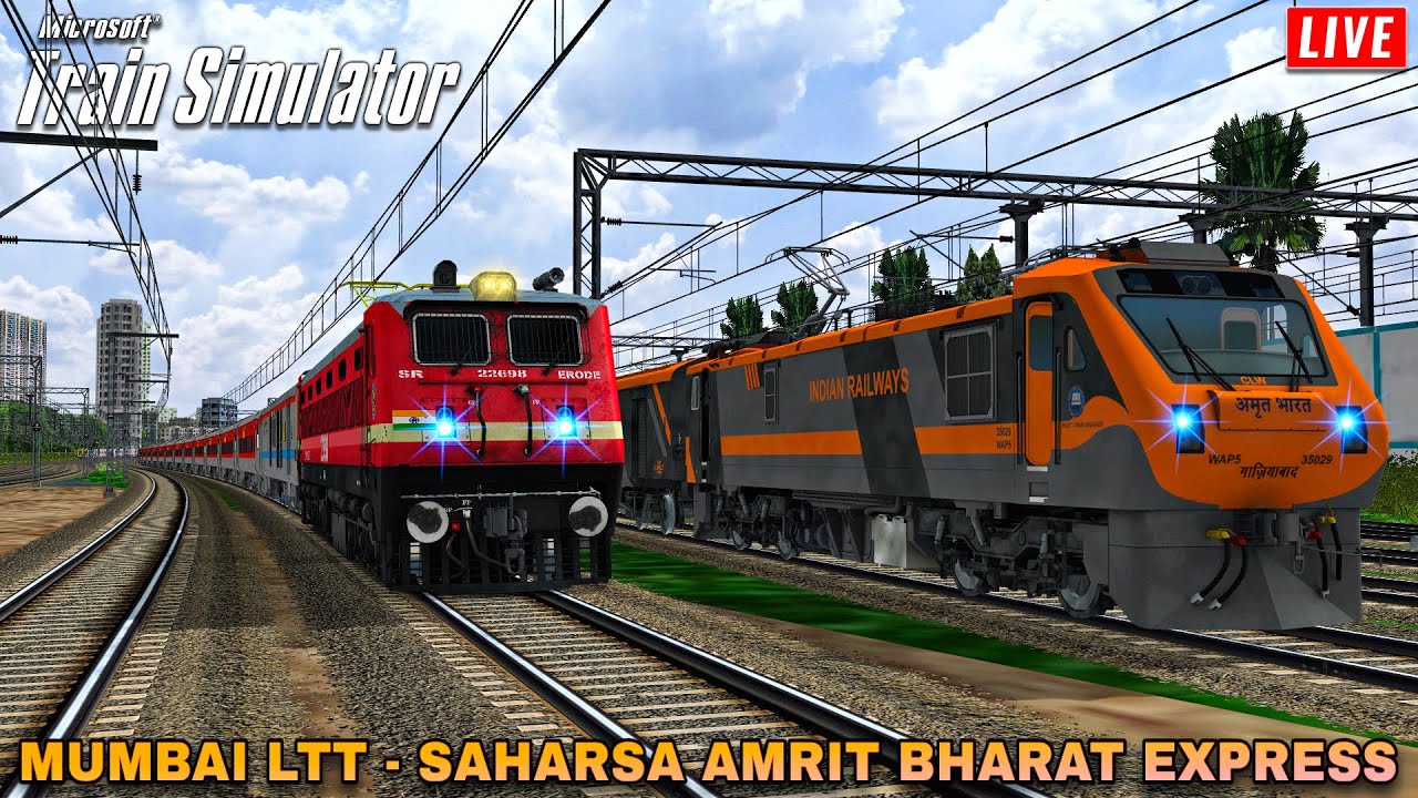 Journey Through Scenic Thul Ghat | 11015 Mumbai LTT – Saharsa Amrit Bharat Express | MSTS LIVE