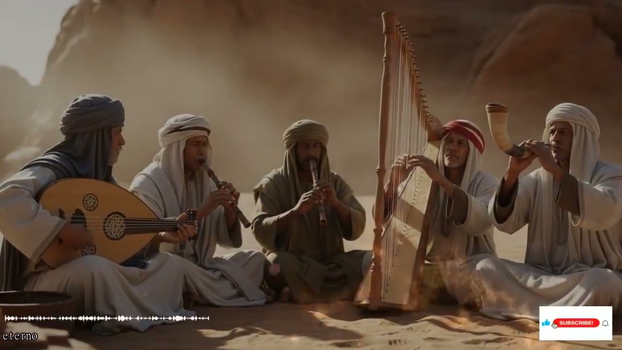 En La Tierra Santa Se Elevan Shofar, Cánticos Hebreos E Instrumentos En Presencia De Adonai