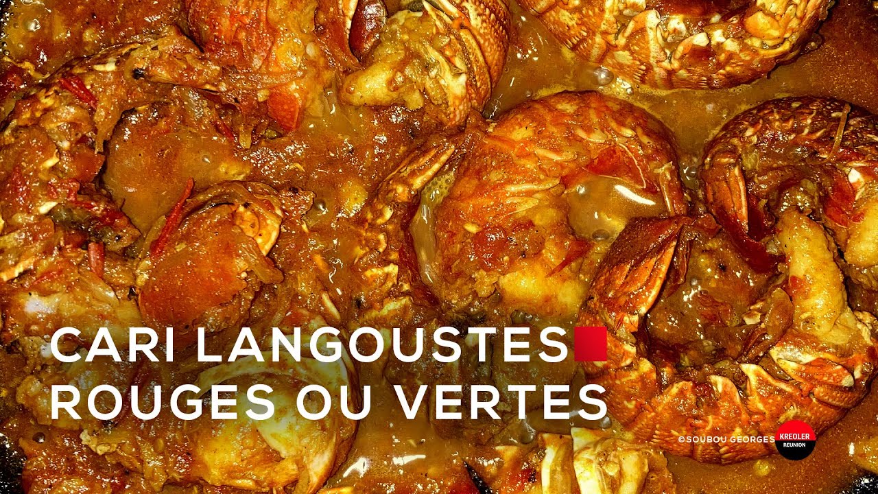 Cari de langoustes - Île de la Réunion