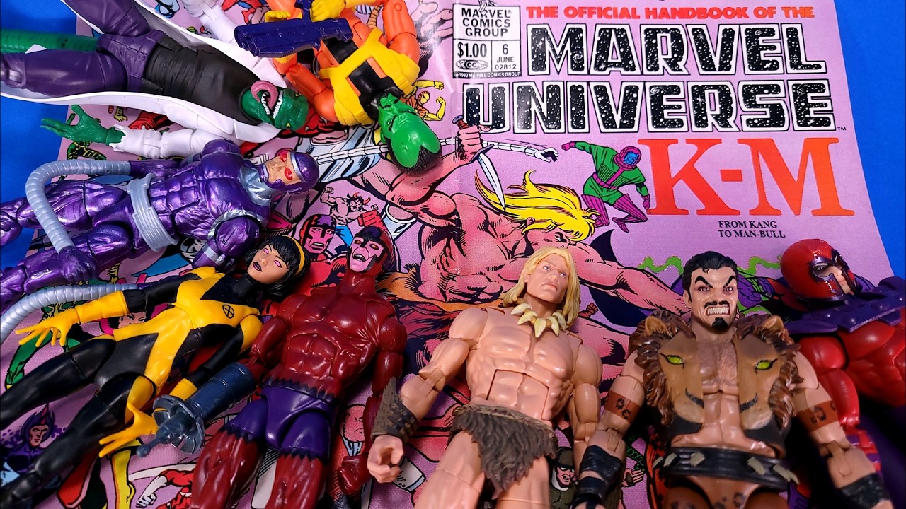 Официальный справочник по вселенной Marvel: от Канга до Мэн-Булла и фигурки Hasbro Marvel Legends!